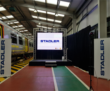 Merseyrail / Stadler rail depot launch